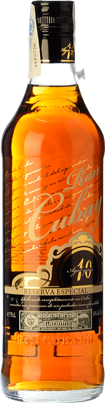 21,95 € Kostenloser Versand | Rum Cuba Ron Cubay Kuba 10 Jahre 70 cl
