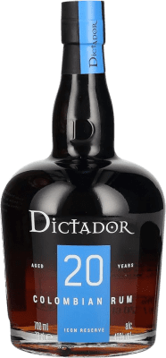 69,95 € Kostenloser Versand | Rum Dictador Kolumbien 20 Jahre Flasche 70 cl