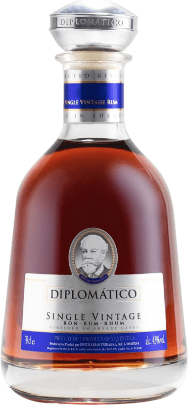 159,95 € Spedizione Gratuita | Rum Diplomático Vintage XA Extra Añejo — Extra Invecchiato Venezuela 70 cl