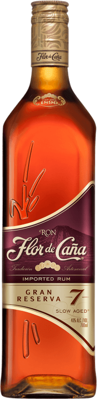 25,95 € Envio grátis | Rum Flor de Caña Nicarágua 7 Anos Garrafa 70 cl