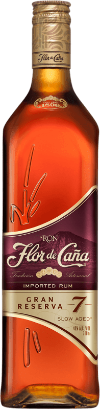 19,95 € 免费送货 | 朗姆酒 Flor de Caña 尼加拉瓜 7 岁 70 cl