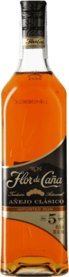 18,95 € Kostenloser Versand | Rum Flor de Caña Black Label Nicaragua 5 Jahre Flasche 70 cl