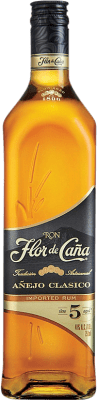 18,95 € 送料無料 | ラム Flor de Caña Black Label ニカラグア 5 年 ボトル 70 cl