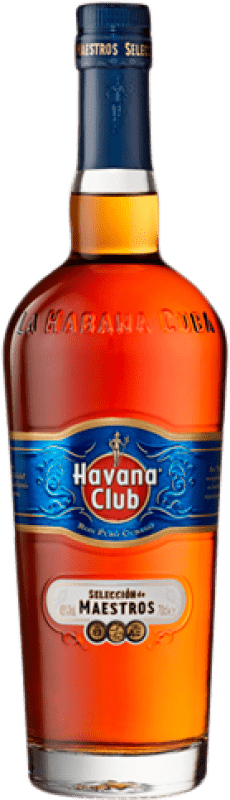 59,95 € Kostenloser Versand | Rum Havana Club Selección Maestros Extra Añejo Kuba Flasche 70 cl