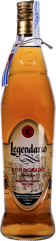 18,95 € Spedizione Gratuita | Rum Legendario Dorado Cuba Bottiglia 70 cl