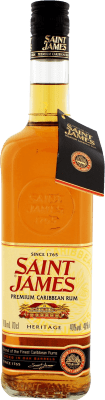 15,95 € Бесплатная доставка | Ром Plantations Saint James Héritage — Традиционное наследие Añejo — Выдержанный Мартиника 70 cl