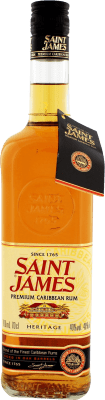 19,95 € Envio grátis | Rum Plantations Saint James Heritage Añejo Martinica Garrafa 70 cl