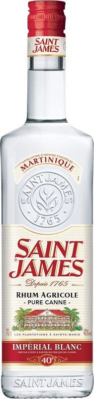 24,95 € Envio grátis | Rum Plantations Saint James Imperial Blanco Martinica Garrafa 70 cl