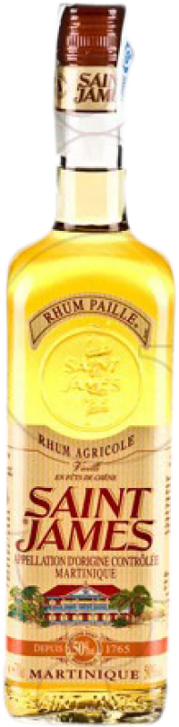 12,95 € Spedizione Gratuita | Rum Plantations Saint James Paille Dorado Martinique Bottiglia 70 cl