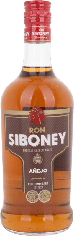 16,95 € Kostenloser Versand | Rum Siboney Añejo Dominikanische Republik Flasche 70 cl