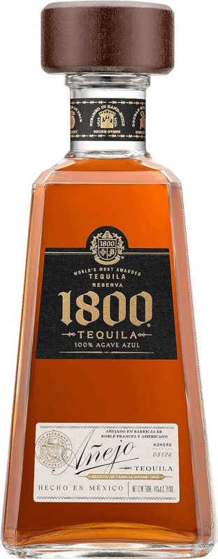 45,95 € Spedizione Gratuita | Tequila 1800 Añejo Messico Bottiglia 70 cl