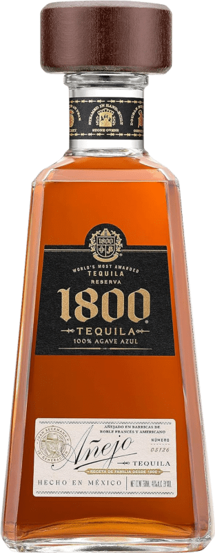 51,95 € Kostenloser Versand | Tequila 1800 Añejo — Gereift Mexiko 70 cl