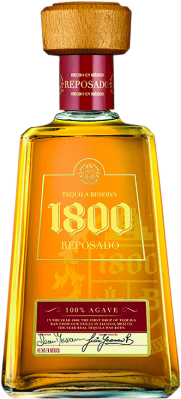 45,95 € Envio grátis | Tequila 1800 Reposado México Garrafa 70 cl