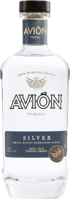 47,95 € Envio grátis | Tequila Avión Silver Blanco México Garrafa 70 cl