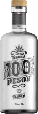 16,95 € Kostenloser Versand | Tequila Cien 100 Pesos Blanco — Weißer Mexiko 70 cl