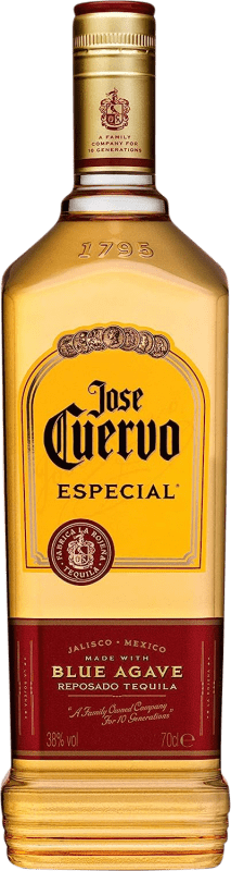 24,95 € Бесплатная доставка | Текила José Cuervo Especial Dorado Reposado Халиско Мексика бутылка 70 cl