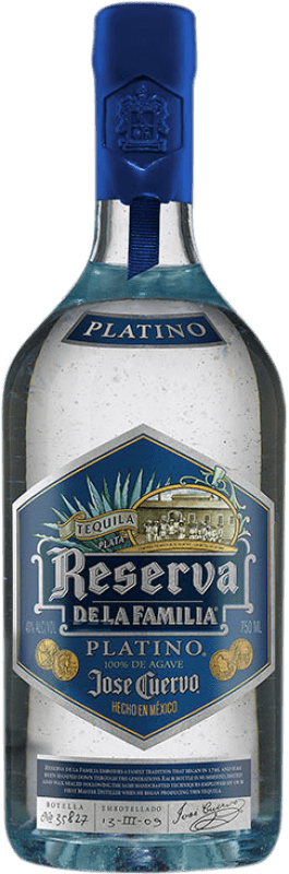 86,95 € Envoi gratuit | Tequila José Cuervo Platino Blanco Réserve Mexique Bouteille 70 cl