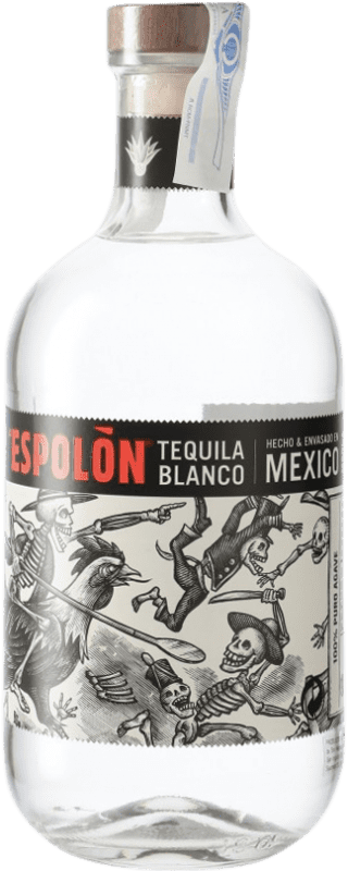 32,95 € Envío gratis | Tequila Espolón Blanco México Botella 70 cl
