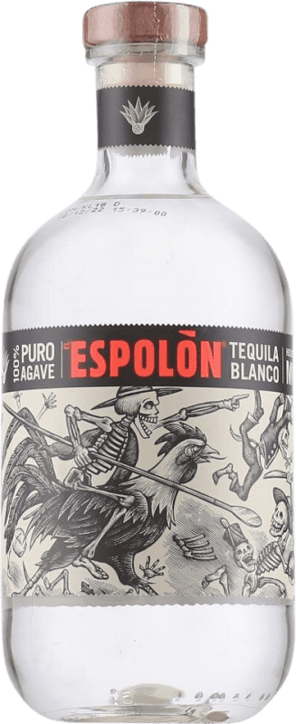 32,95 € Envio grátis | Tequila Espolón Blanco México Garrafa 70 cl