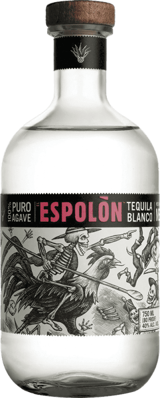 34,95 € Kostenloser Versand | Tequila Espolón Blanco Mexiko Flasche 70 cl