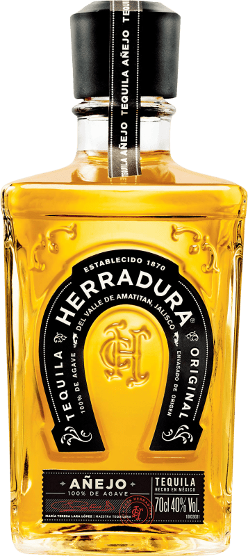 74,95 € Spedizione Gratuita | Tequila Herradura Añejo Messico Bottiglia 70 cl