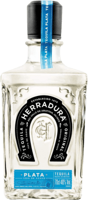 46,95 € Envio grátis | Tequila Herradura Blanco Plata Silver Jalisco México Garrafa 70 cl
