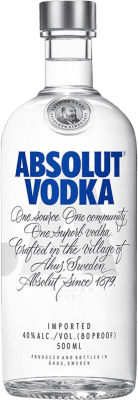 14,95 € Free Shipping | Vodka Absolut Sweden Medium Bottle 50 cl