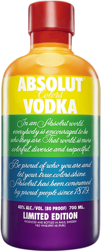 19,95 € Kostenloser Versand | Wodka Absolut Colors Schweden 70 cl