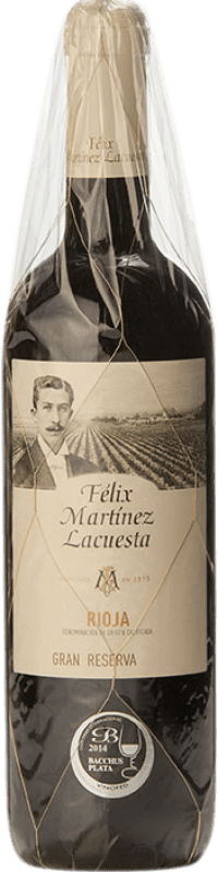 32,95 € Бесплатная доставка | Красное вино Martínez Lacuesta Гранд Резерв D.O.Ca. Rioja Ла-Риоха Испания Tempranillo, Grenache, Mazuelo бутылка 75 cl