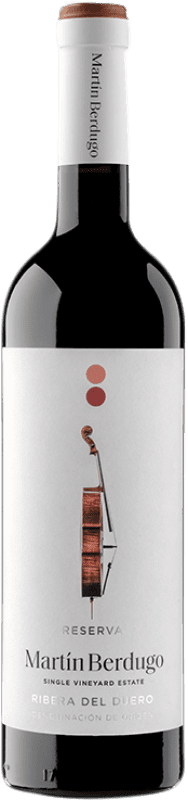 25,95 € Spedizione Gratuita | Vino Rosso Martín Berdugo Riserva D.O. Ribera del Duero Castilla y León Spagna Tempranillo 75 cl