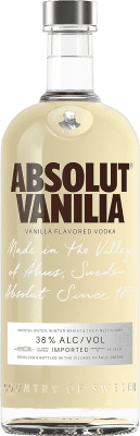 23,95 € Envio grátis | Vodka Absolut Suécia 1 L Vanilla — Baunilha