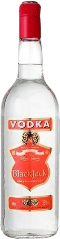 12,95 € Envio grátis | Vodka Black Jack Espanha 1 L