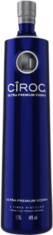 116,95 € Envío gratis | Vodka Cîroc LED Luminoso Francia Botella Especial 1,75 L