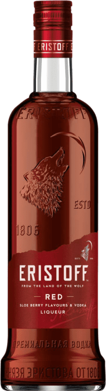 16,95 € 免费送货 | 伏特加 Eristoff Red 法国 瓶子 70 cl