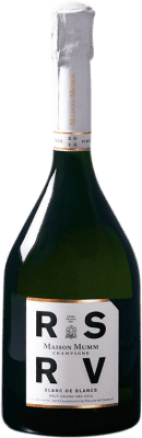 86,95 € Бесплатная доставка | Белое игристое G.H. Mumm RSRV Blanc de Blancs Grand Cru A.O.C. Champagne шампанское Франция Chardonnay бутылка 75 cl