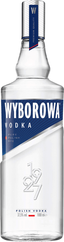 19,95 € Kostenloser Versand | Wodka Wyborowa Polen Flasche 1 L