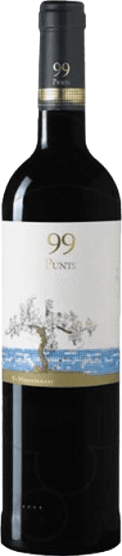 8,95 € 免费送货 | 红葡萄酒 99 Punts D.O. Empordà 加泰罗尼亚 西班牙 Syrah — 西拉, Garnacha — 歌海娜 瓶装 75 cl