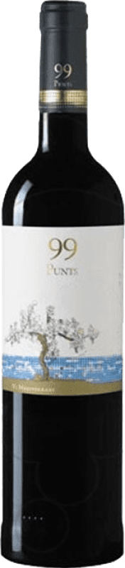 14,95 € Free Shipping | Red wine 99 Punts D.O. Empordà Catalonia Spain Syrah, Grenache Bottle 75 cl