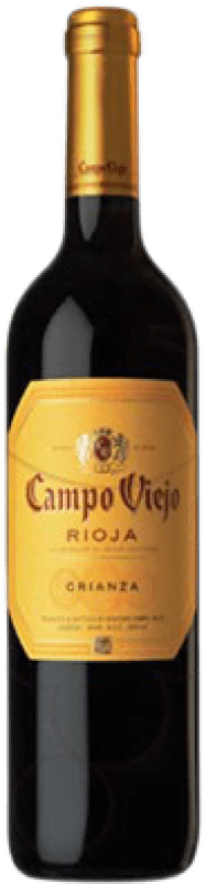 2,95 € 免费送货 | 红酒 Campo Viejo 岁 D.O.Ca. Rioja 拉里奥哈 西班牙 Tempranillo 瓶子 Medium 50 cl