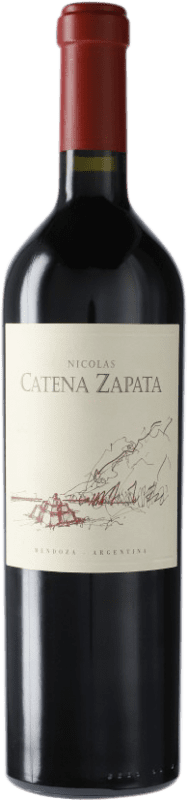 134,95 € Бесплатная доставка | Красное вино Catena Zapata Nicolás Аргентина Cabernet Sauvignon, Malbec бутылка 75 cl