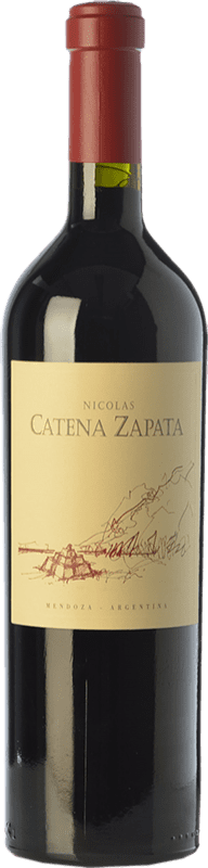 141,95 € Kostenloser Versand | Rotwein Catena Zapata Nicolás Reserve — Gereift I.G. Mendoza Mendoza Argentinien Cabernet Sauvignon, Malbec Flasche 75 cl