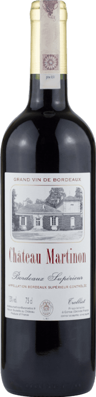 13,95 € Envoi gratuit | Vin rouge Château Martinon Crianza A.O.C. Bordeaux France Merlot, Cabernet Sauvignon, Cabernet Franc Bouteille 75 cl