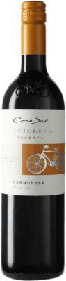 7,95 € Kostenloser Versand | Rotwein Cono Sur Chile Carmenère Flasche 75 cl