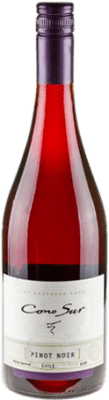 10,95 € Kostenloser Versand | Rotwein Cono Sur Chile Pinot Schwarz Flasche 75 cl