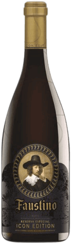 46,95 € Envio grátis | Vinho tinto Faustino Icon Edition D.O.Ca. Rioja La Rioja Espanha Tempranillo, Graciano Garrafa 75 cl
