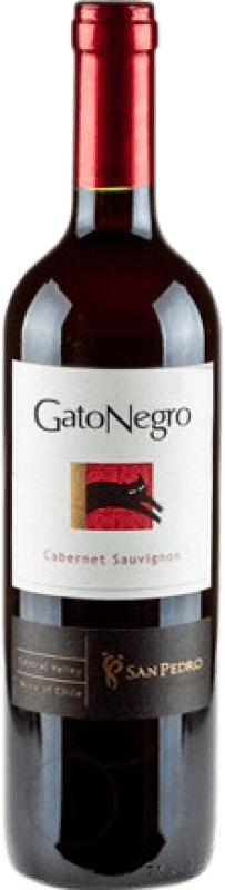 7,95 € 送料無料 | 赤ワイン Gato Negro チリ Cabernet Sauvignon ボトル 75 cl