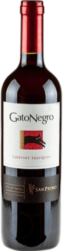 7,95 € Бесплатная доставка | Красное вино Gato Negro Чили Cabernet Sauvignon бутылка 75 cl