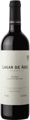 7,95 € 免费送货 | 红酒 Lagar de Aso 岁 D.O.Ca. Rioja 拉里奥哈 西班牙 Tempranillo 瓶子 75 cl