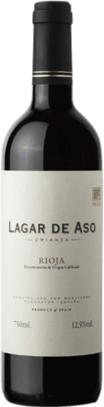 7,95 € Spedizione Gratuita | Vino rosso Lagar de Aso Crianza D.O.Ca. Rioja La Rioja Spagna Tempranillo Bottiglia 75 cl
