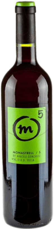 6,95 € 免费送货 | 红酒 M5 岁 D.O. Yecla Levante 西班牙 Monastrell 瓶子 75 cl